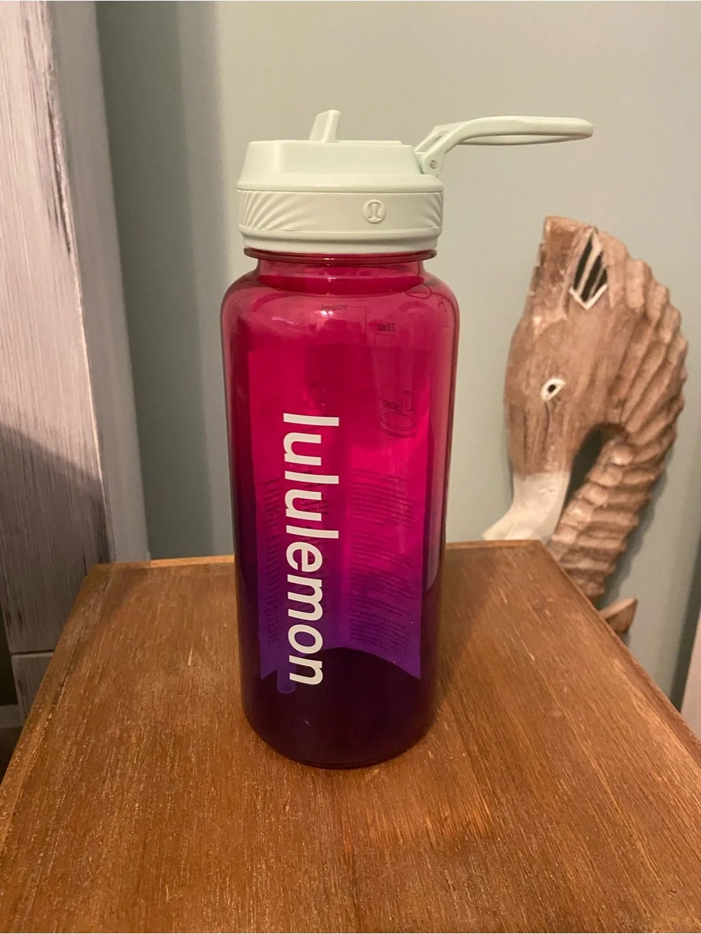 Lululemon Back To Life Ombré Clear 32oz Bottle